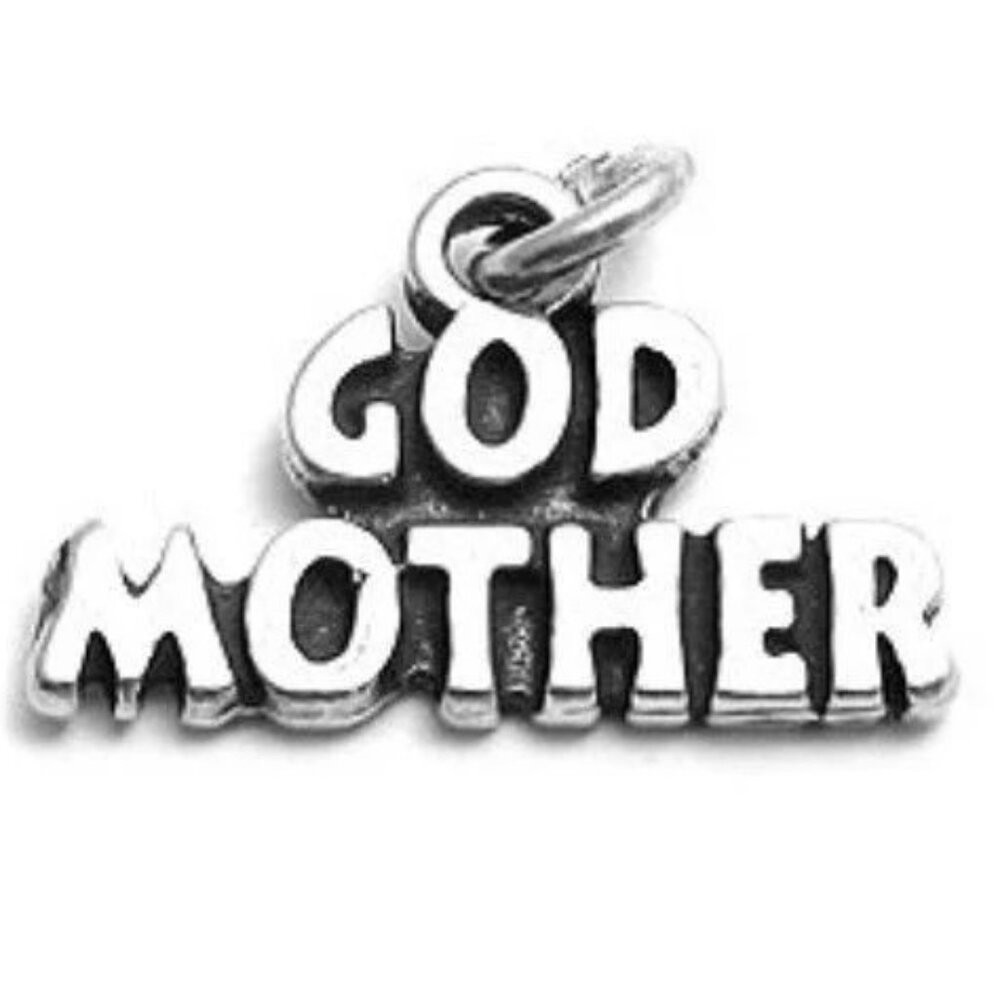 CLASSY "GODMOTHER" CHARM IN STERLING SILVER